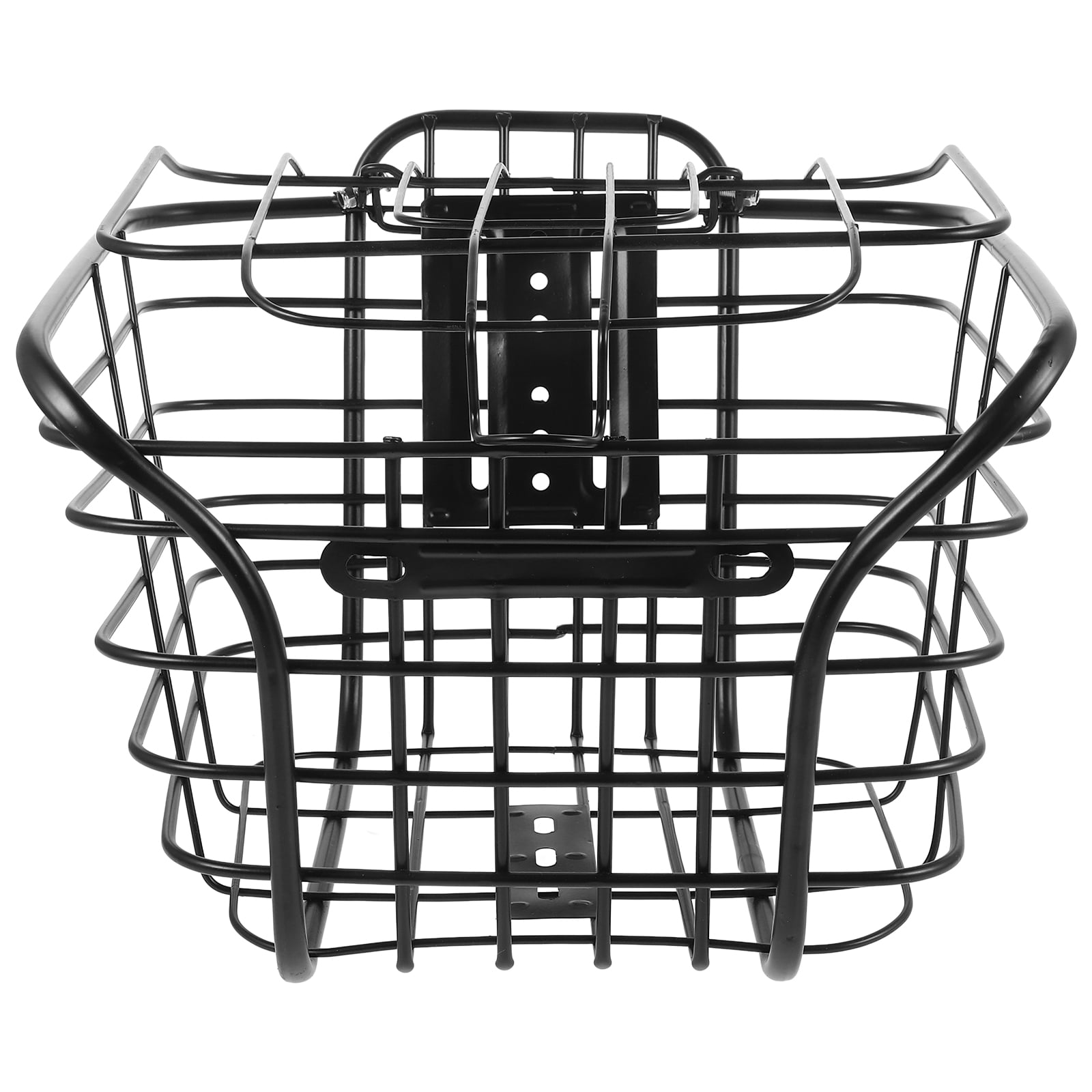 LEXSOMEO Folding Bike Frame Basket, Balance Bike Tricycle Basket, Pet Carrying Carrier, Bike Cargo Rack for Camping, Bike Handlebar Front Basket