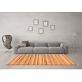 thumbnail image 3 of Ahgly Company Indoor Rectangle Abstract Orange Modern Area Rugs, 4' x 6', 3 of 4