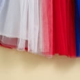 thumbnail image 6 of BemeyourBBs Toddler Girl Fourth of July Outfit 12 18Month 2t 3t 4t USA Tee Shirt+American Flag Tutu Tulle Skirt Set 4th of July Clothes, 6 of 7