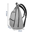 thumbnail image 2 of Adjustable Strap Racket Bag Pickleball Paddle Backpack Mesh Pocket Adjustable Strap Waterproof Oxford Cloth Outdoor Sports Badminton Table Tennis, 2 of 8