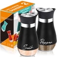 thumbnail image 1 of Set de saleros y pimenteros Arrozon Glass de 120 ml con tapa de acero inoxidable, 1 of 7