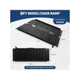 thumbnail image 2 of Bingirl 4FT Portable Wheelchair Ramp With Handle Non-Slip Aluminum Folding Handicap Wheelchair Ramp Threshold Ramps For Home Steps Doorways Curbs Stairs 800 LBS Capacity, 2 of 7