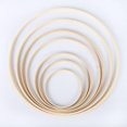 thumbnail image 1 of Paquete de 4 Aros de Circular de Macramé para Fiestas Artesanales de de Soledad Anillos de bambú atrapasueños, 1 of 10