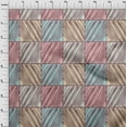 thumbnail image 4 of oneOone Georgette Viscose Beige Fabric Stripes Sewing Fabric By The Yard Printed Diy Clothing Sewing Supplies 42 Inch Wide, 4 of 4