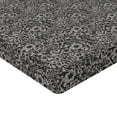 thumbnail image 4 of Ambesonne Floral Fitted Sheet, Monochrome Pattern Botanical, Twin XL Size, Pale Grey Charcoal Grey, 4 of 5
