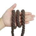 thumbnail image 4 of Unique Bargains 1/2'x16' Natural Twisted Cotton Rope 3 Strand Soft Craft Rope with Drawstring Bag Coffee 2 Pack, 4 of 6