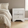 thumbnail image 3 of Contemporary White Nightstand with Clean Design and Sturdy Build, 3 of 5