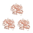 thumbnail image 4 of WORGEOUS 72 Pcs  Triangular Table Card Holders Table Top Thick and Sturdy Photo Holders Mini Business Card Holders Place Cards for Party Anniversary Banquet Holiday Decoration Rose Gold, 4 of 8