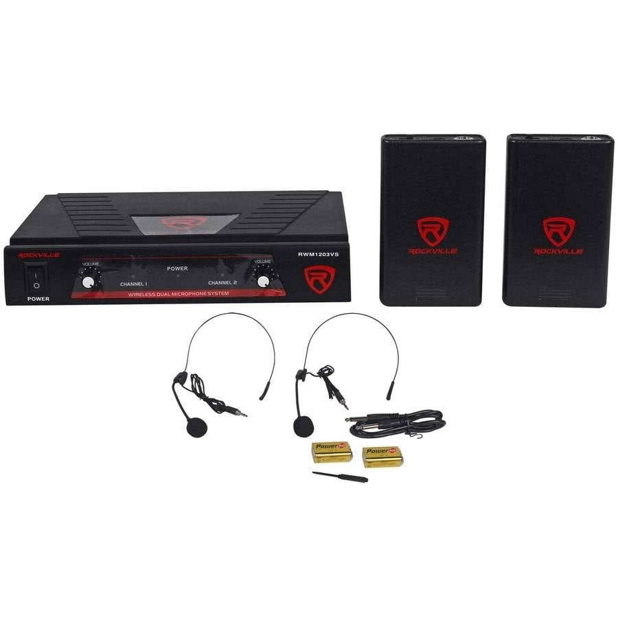 Rockville Rwm1203vs Vhf Wireless Dual He