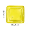 thumbnail image 5 of Kiddiway Transparent Floating Cup Holder Pool - Inflatable PVC Tray Ice Bar, Party Float Drinks Stable Base, Summer Pool Accessory,Green, 5 of 7