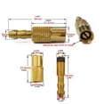 thumbnail image 4 of Adaptador Junta Abrazadera Conector Válvula Inflador Neumáticos Camión Coche Latón Portátil, 4 of 8