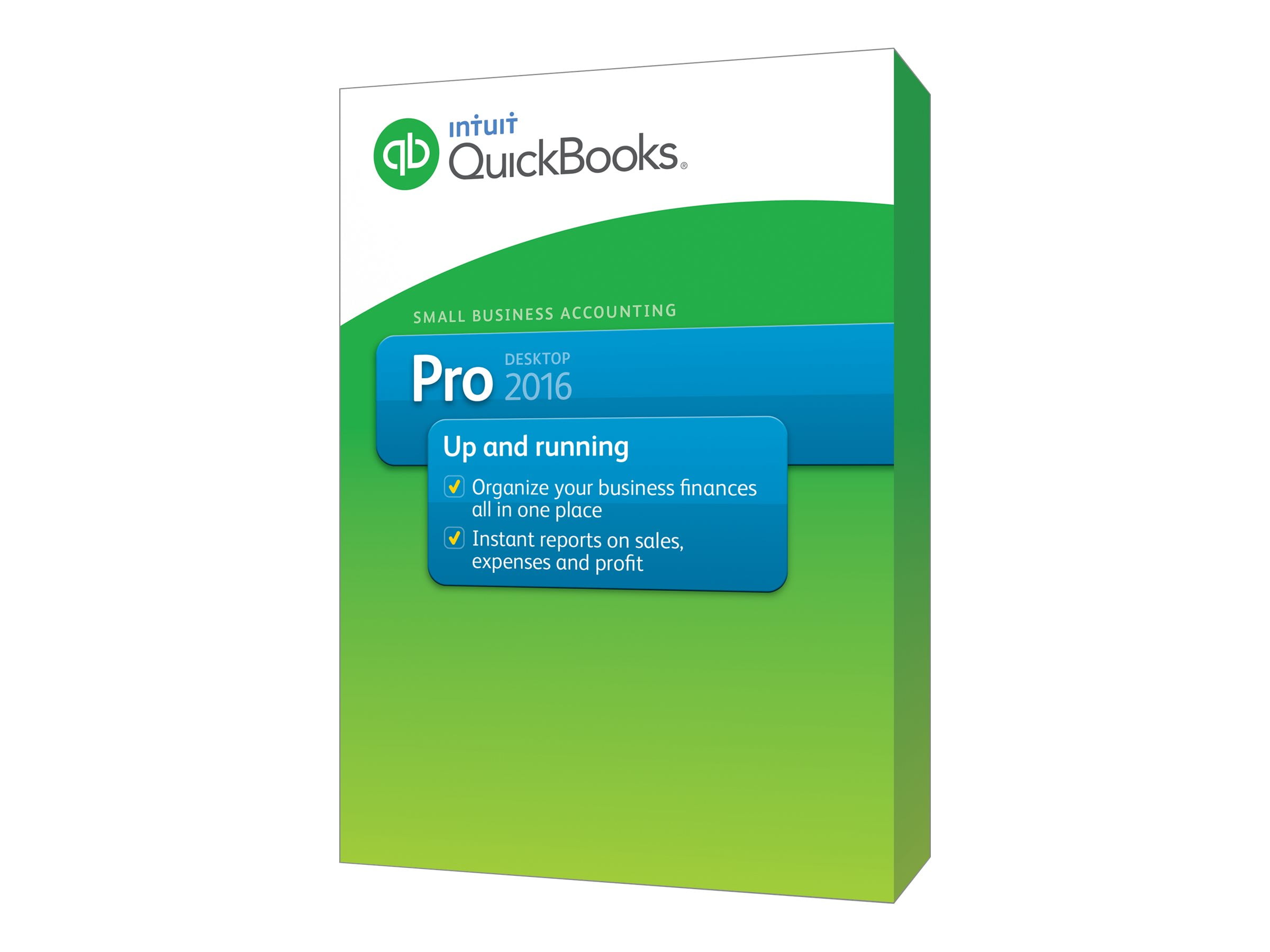 QuickBooks Pro Desktop 2016 License 1 user Win