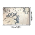thumbnail image 3 of Gaecuw Linen Bathroom Mat, Non SKID Absorbent Floor Mat, Quick Drying Entrance Rug for Bedroom and Hallway, 23.6x15.7 Inch, D, 3 of 6