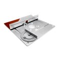 thumbnail image 1 of Riwcyla Set of 3 Router Table Insert Plate Aluminum Alloy Wood Milling Flip Board Machine Engraving Auxiliary Tool Woodworking Benches, 1 of 6