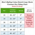 thumbnail image 7 of 2-Pack Men's Cotton Stretch Ripstop Cargo Shorts With Belt (Size - 32-42), 7 of 7