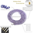 thumbnail image 2 of Leander 5MM Colorful Baguette Tennis Necklaces For Women Chains 14K Golden Silver Plated 5A+ Cubic Zirconia Tennis Mens Chain Necklaces Woman, 2 of 6