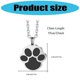 thumbnail image 3 of For \u200ccherished Pet Metal Urn With Locking Mechanism House Office Display Silver, 3 of 4
