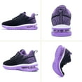 thumbnail image 5 of Women's Walking Shoes Slip On Tennis Athletic Gym Running Sneakers BlackPurple Size 9.5, 5 of 6
