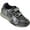 Black/Dark Silver, variant on Geox Girls' JockerN Light Up Sneaker