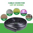thumbnail image 3 of Cubierta de cable de suelo Vilmon, 10 pies, PVC pesado, negra, 3 of 6