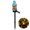 Blue, variant on Solar Mushroom Cottage Garden Lights,Waterproof LED Outdoor Mushroom House Statue Decor Lamps, Auto On/Off Landscape Pathway Lighting for Fairy Yard Patio Lawn Flower Bed Decoration