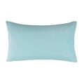 thumbnail image 4 of Phantoscope Designer's Choice Decorative Throw Pillow Bundle Set, Blue Gradient Silky Velvet Series Covers with inserts, 12" x 20", 4 Pack, 4 of 7