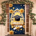 thumbnail image 3 of Pink Theme Senior Graduation Banner Senior Grad Design Class of 2026 Display Graduation Cap Black Background Grad Backdrop for Graduation Party Senior Class Event 2026 Commencement, 3 of 3