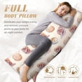 thumbnail image 4 of Body Pillow Cover - Soft Body Pillow Pillowcase, Conch Shell No.J96 Breathable Long Body Pillow Case Cover with Invisible Zipper 20x60in, 4 of 5