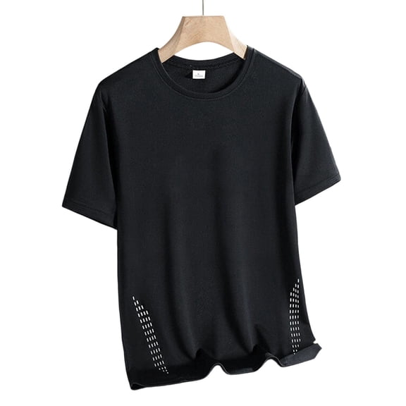 Luvrsol T Shirts for Men Pack Solid Crew Neck Basic Top Soft Cooling Bamboo Fiber Breathable Summer Tees XS-3XL
