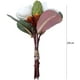 thumbnail image 3 of Leadigol 3 flores de magnolia artificial, ramo de decoración de flores de magnolia artificial de seda blanca TUNC Sencillez, 3 of 5