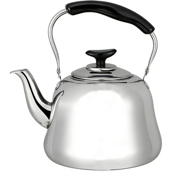 Stovetop 4.0 Quart Tea Kettle - Whistling premium material Tea Kettle for Stovetop, Mirror Polished Finish, Teteras para Hervir Agua