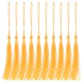 thumbnail image 4 of BRIGHTFUFU 100 piezas creativas borla colgante decoración diy borla colgantes marcador ventilador colgantes delicados teléfono móvil borla colgantes para hacer manualidades bricolaje (dorado), 4 of 7