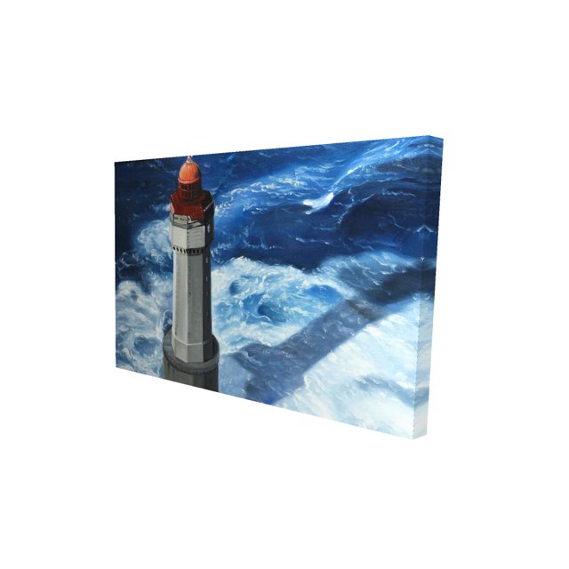 Le Phare du jument - Toile 24"x36 Pouces - Impression à la Demande