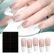 thumbnail image 4 of XWSHYW Pegatinas de Uñas Línea de Sonrisa de Media Luna Lateral Francesa, Pasta de Uñas Francesa, Esmalte de Uñas En V, Pintura de Pegamento, Pegatina Francesa, 4 of 6
