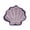 Purple, variant on Diceymbol Pink Ombre Seashell Shaped Bath Mat Non Slip Absorbent Microfiber Rug for Bathroom Bedroom Coastal Home Decor 16x16 Inch