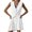 01White, variant on Lounge Sets for Women 2 Piece Summer Fashion Solid Color Sleeveless Button V Neck Tops High Waisted Wide Leg With Pockets Shorts