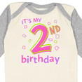 thumbnail image 4 of Inktastic It's my Second Birthday Boys or Girls Long Sleeve Baby Bodysuit, 4 of 5