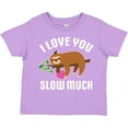 thumbnail image 3 of Inktastic Valentine's Day I Love You Slow Much with Cute Sloth Boys or Girls Toddler T-Shirt, 3 of 5