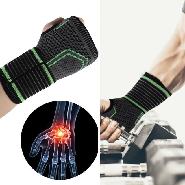 Hand Wrist Guard, Easy To Use Lightweight Wrist Bracer With Pressure Belt For Running Basketball Tennis For Weightlifting Cycling