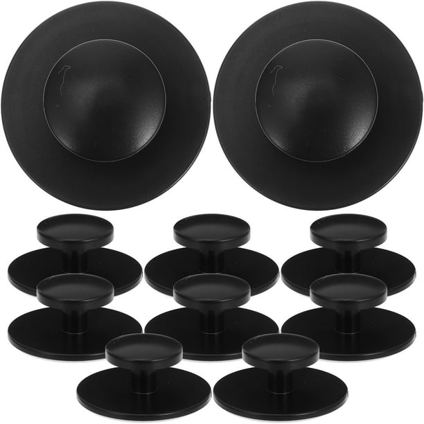 BRIGHTFUFU Perillas autoadhesivas para cajones - 10 unidades. Tiradores instantáneos para puertas, ventanas y armarios de cocina. Adhesivos para puertas, ventanas y armarios.