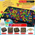 thumbnail image 4 of Rainbow Board Games For Kids Puzzle Magic Chess Board Game Color Matching Elimination Game Toy Set For Gifts 241 beads, 4 of 5