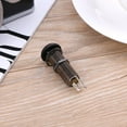 thumbnail image 2 of 1pc Long Threaded Stereo Brown Copper Output Jack for Electric Guitar Bass, 2 of 6