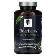 Elderberry Vegan Gummies with Elderberry Extract, 60 Gummies, New Nordic