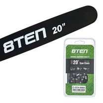 8TEN 20" Chainsaw Bar & Chain .063 3/8 72DL for Husqvarna H45-72 MK1010445