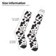 thumbnail image 2 of Fotbe Cow Calcetas Divertidas Estampadas para Hombre y Mujer, Calcetas de Algodón hasta la Rodilla para Caminar, Correr, Enfermería y Embarazo, 2 of 6