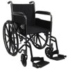 Karman Healthcare LT-800NT LT-800T 16 in. seat 34 lbs. Lightweight Steel Wheelchair with Fixed Armrest