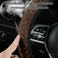 thumbnail image 4 of Non-slip Car Steering Wheel Cover, Silicone Leather Material, Universal Fit 36-40cm, All-season Driving Comfort,Vsgery, 4 of 9