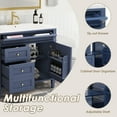 thumbnail image 4 of Fulvari 36" Wooden Bathroom Vanity With Top Sink, 2 Drawers & 1 Tip-out Drawer, 4 of 7