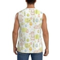 thumbnail image 4 of Pofeuu Easter Rabbit Print Men's Muscle T-Shirt, Sleeveless, Muscle Tank, Classic Muscle Tee Top For Men Casual Sleeveless Muscle T-Shirt Trendy Clothes-XX-Large, 4 of 7