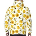 thumbnail image 5 of Hoodies for Men - lively cartoon bees honey Long Sleeve Comfrt Men'S Fashion Hoodies & Sweatshirts, Sweatshirts for Men Hoodies Pullover Clothing Clothes with Pouch, 5 of 7